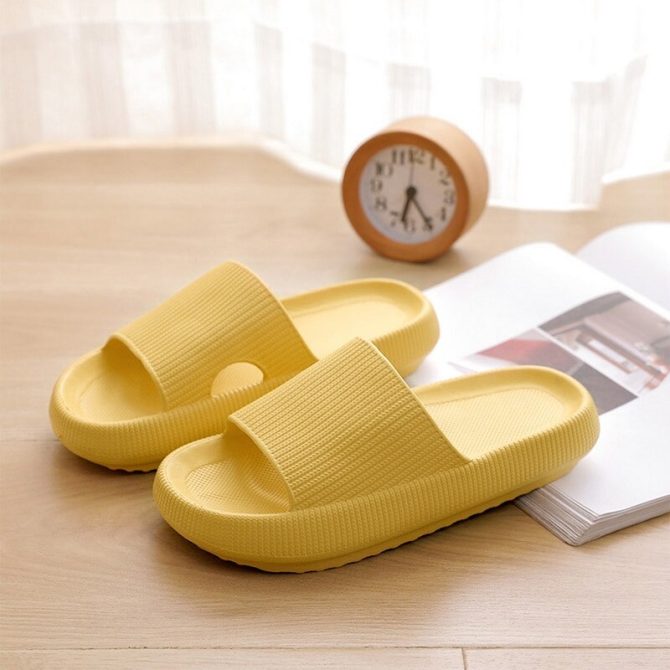 Women Thick Platform Slippers Summer Beach Eva Soft Sole Slide Sandals Leisure Mens Ladies Indoor Bathroom Anti-slip Shoes - Image 3