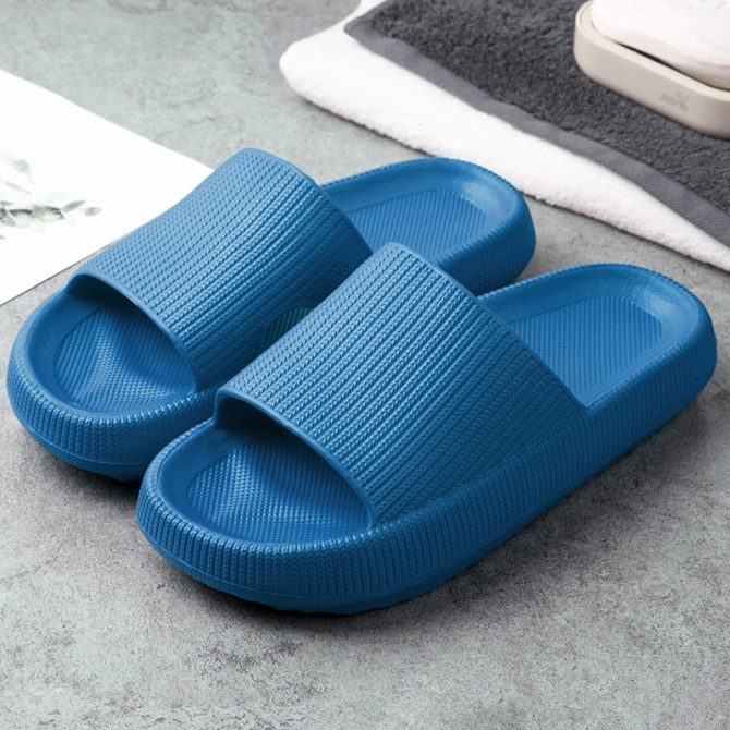 Women Thick Platform Slippers Summer Beach Eva Soft Sole Slide Sandals Leisure Mens Ladies Indoor Bathroom Anti-slip Shoes - Image 4
