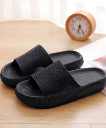 Women Thick Platform Slippers Summer Beach Eva Soft Sole Slide Sandals Leisure Mens Ladies Indoor Bathroom Anti-slip Shoes