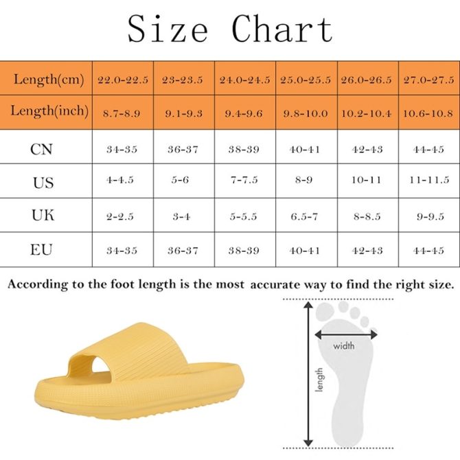Women Thick Platform Slippers Summer Beach Eva Soft Sole Slide Sandals Leisure Mens Ladies Indoor Bathroom Anti-slip Shoes - Image 6