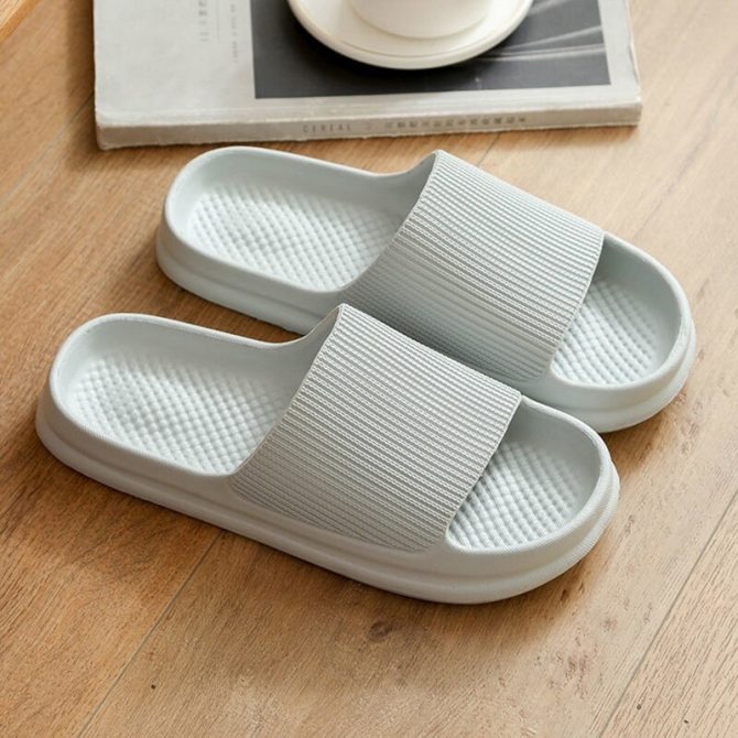 Home Slippers Anti-slip Flip Flops Woman's Sandals Women Fashion Soft Sole EVA Indoor Slides Thick Platform Cloud Simple Slipper - Image 2
