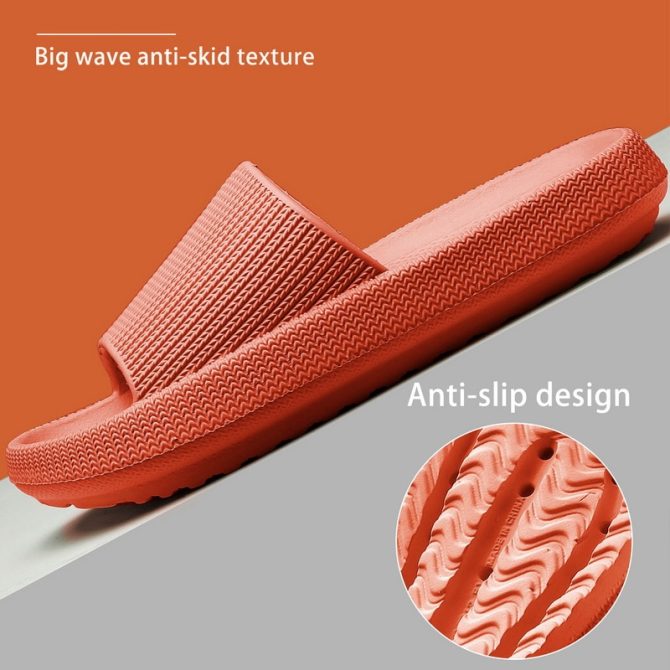 Home Slippers Thick Platform Bathroom Cloud Slippers Non-slip Flip Flops Woman Sandals Women Fashion Soft Sole Eva Indoor Slides - Image 4