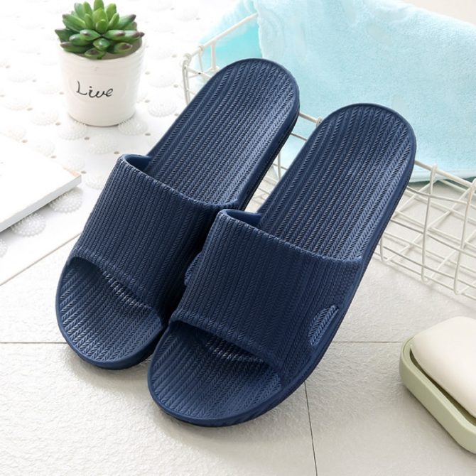 Summer Men Indoor Slippers Floor Flat Shoes Indoor Eva Flip Flops Man Woman Non-slip Bathroom Home Slippers Zapatillas De Hombre - Image 2