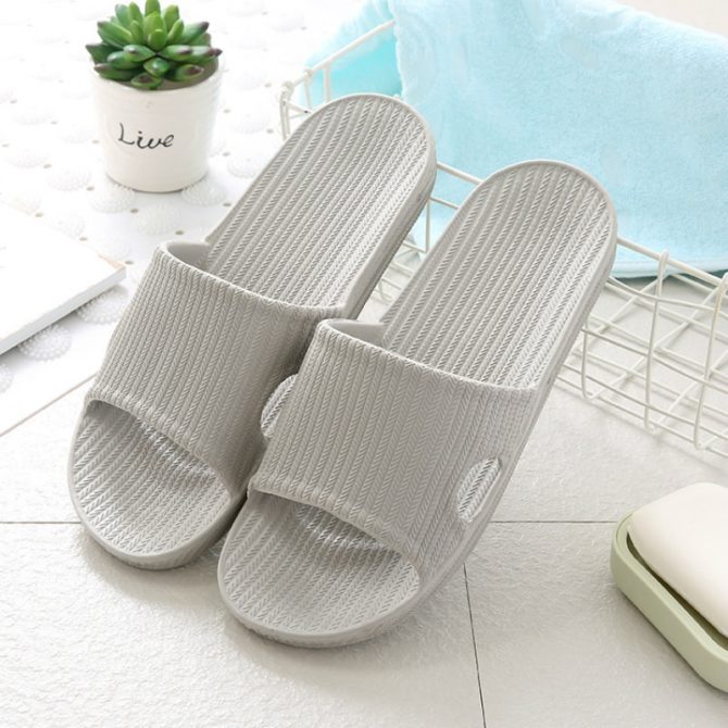 Summer Men Indoor Slippers Floor Flat Shoes Indoor Eva Flip Flops Man Woman Non-slip Bathroom Home Slippers Zapatillas De Hombre - Image 3