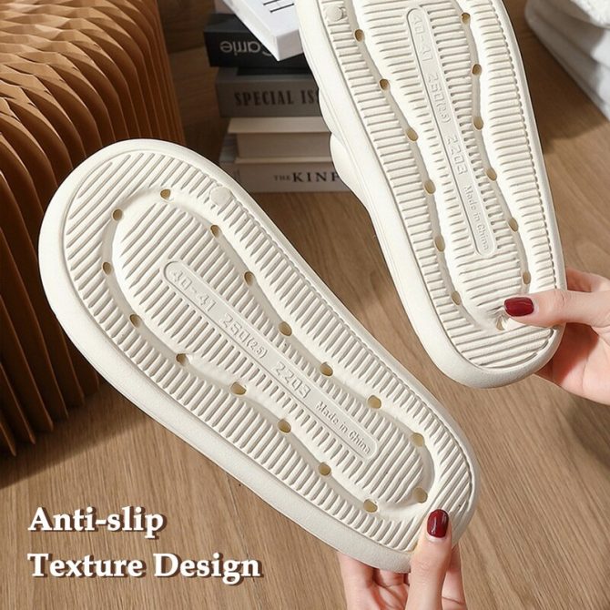 Thick Platform Female Home Slippers Cloud Slides Non-slip Flip Flops Woman Sandals Women Fashion Soft Sole EVA Indoor Slippers - Image 5