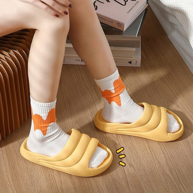 Thick Platform Female Home Slippers Cloud Slides Non-slip Flip Flops Woman Sandals Women Fashion Soft Sole EVA Indoor Slippers - Image 6