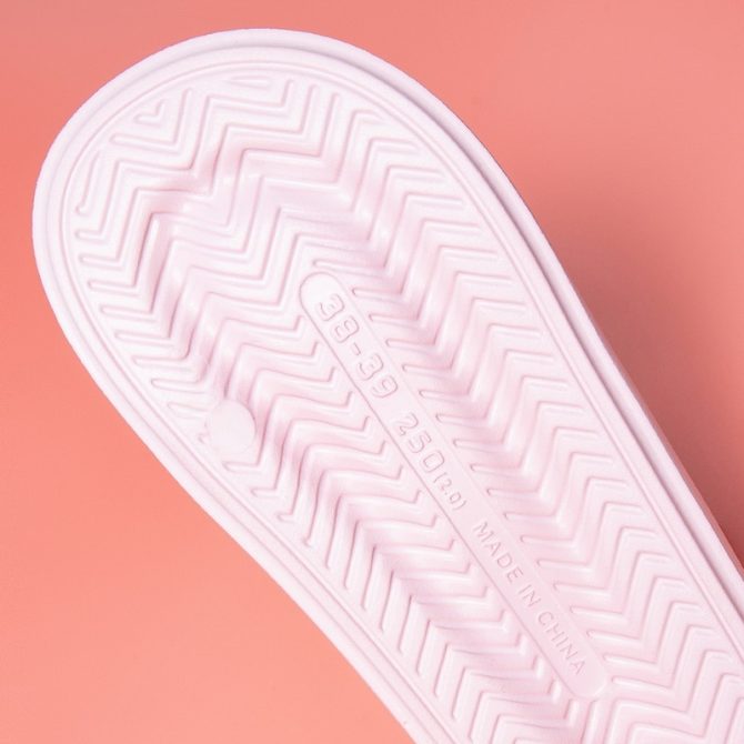 Unisex Thick Soled Anti-Skid Silent Bathroom Slippers Solid Color Home Eva Indoor Soft Shoes Couple Women Men Slippers Slides - Image 4