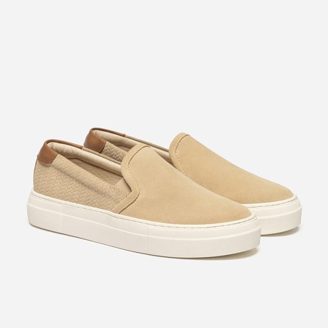 2023 New England style spring and summer women's shoes leather plain weave casual board shoes women's flat loafers - Image 3
