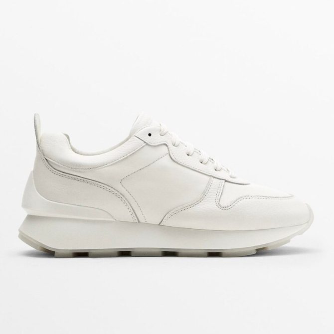 2023 New Spring Autumn Fashion Platform Thick All-match Leather Sneakers Women Simple Casual Running Shoes Female shoes - Image 4