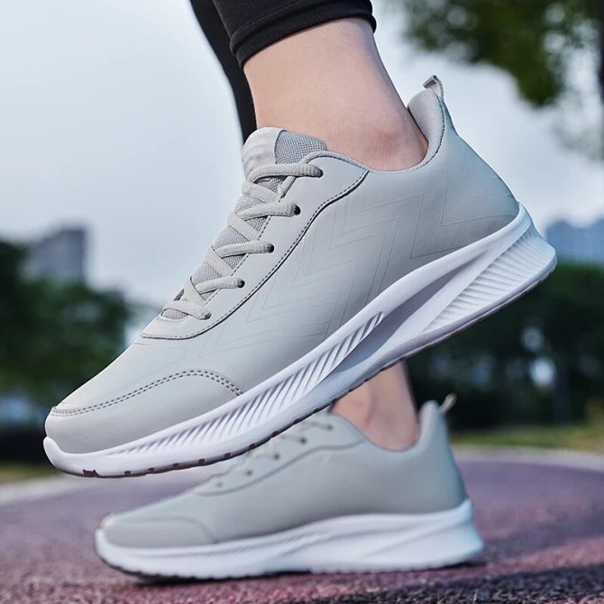 2023 New Men's Sneakers Fashion PU Men's Casual Shoes Outdoor Jogging Training Shoes High-Quality Comfortable Men's Shoes - Image 5