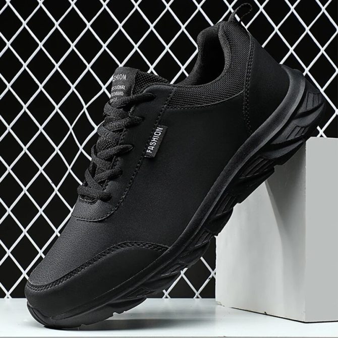 2023 New Men's Sneakers Fashion Leather Men's Casual Shoes Outdoor Jogging Training Shoes High-Quality Comfortable Men's Shoes