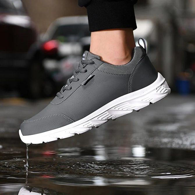 2023 New Men's Sneakers Fashion Leather Men's Casual Shoes Outdoor Jogging Training Shoes High-Quality Comfortable Men's Shoes - Image 4