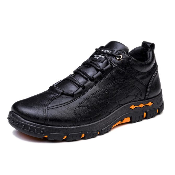 2023 New Casual Leather Shoes Men's Trend Men's Shoes Sports Shoes Men's British Style Retro Men's Shoes - Image 2