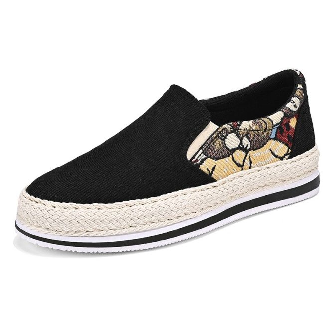2023 New Men's Breathable Slip-on Casual Shoes Fashion Low-top Slip-on Canvas Shoes Comfortable and Lightweight Men's Shoes - Image 3
