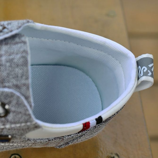 Men Casual Shoes Breathable Comfortable Canvas Shoes Soft Sole Walking Shoes Lightweight Flat Driving Shoes - Image 4