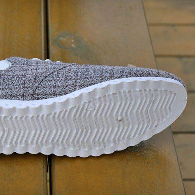 Men Casual Shoes Breathable Comfortable Canvas Shoes Soft Sole Walking Shoes Lightweight Flat Driving Shoes - Image 5