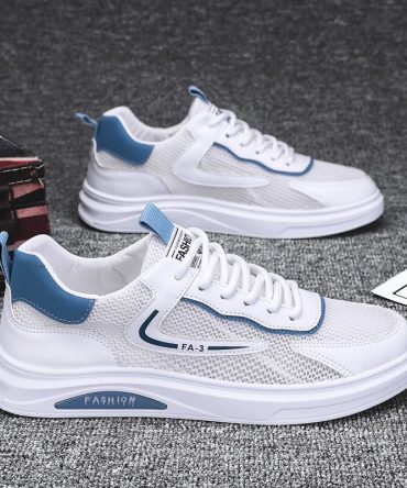 Men's Mesh Breathable Casual Shoes Summer Soft Sole Breathable Mesh Sports Running Shoes