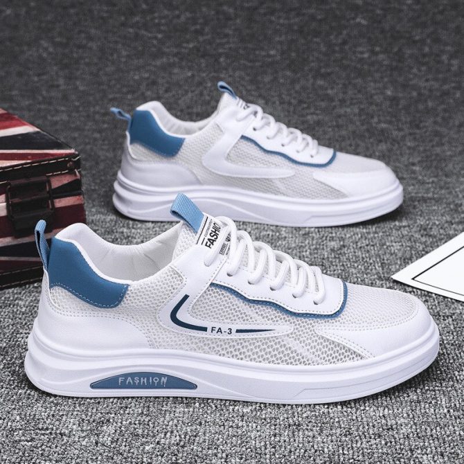 Men's Mesh Breathable Casual Shoes Summer Soft Sole Breathable Mesh Sports Running Shoes